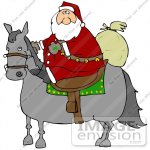 36151-clip-art-graphic-of-santa-riding-a-horse-to-deliver-christmas-gifts-by-djart.jpg